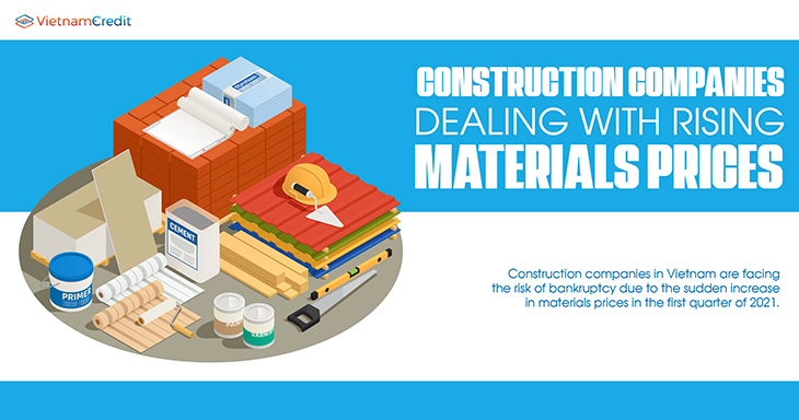 Construction companies dealing with rising materials prices